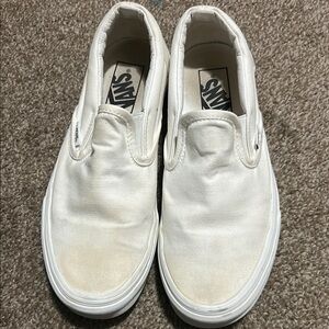 Vans Classic White Slip-On Shoes